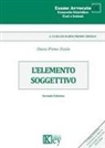 Dario Primo Triolo - L' elemento soggettivo
