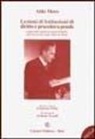 Aldo Moro, Francesco Tritto - Lezioni di istituzioni di diritto e procedura penale