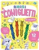 Hannah Wood - Amici coniglietti da colorare
