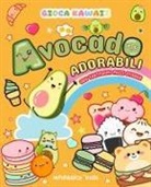 Gioca kawaii. Avocado adorabili. Con tantissimi pazzi stickers
