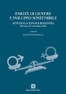 Concetta Parrinello - Parità di genere e sviluppo sostenibile. Atti della tavola rotonda (Messina, 30 settembre 2022)