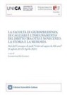 Giuseppina De Giudici - La Facoltà di Giurisprudenza di Cagliari e l'insegnamento del diritto tra Otto e Novecento. La storia e la memoria. Atti del Convegno di studi «Uniti nel sapere da 400 anni» (Cagliari, 22-23 Aprile 2021)