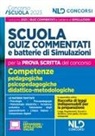 Concorso scuola 2023. Quiz commentati e batterie di simulazioni di concorso per la prova scritta