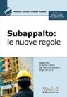 Claudio Passini, Rosario Scalise - Subappalto. Le nuove regole