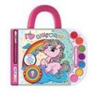 Lisa Capiotto - I love unicorns. Valigetta acquerelli. I colorelli