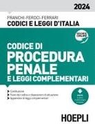Virgilio Feroci, Santo Ferrari, Luigi Franchi - Codice di procedura penale e leggi complementari 2024