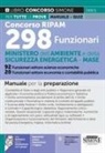 Concorso RIPAM 298 funzionari - Ministero dell'Ambiente e della Sicurezza Energetica - MASE. 92 funzionari settore scienze economiche. 20 funzionari settore economia e contabilità pubblica. Manuale