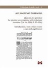 Luigi Ferreri - Aulo Giano Parrasio. Quaesita per epistolam. Le epistole non comprese nella redazione vicentina (Vat. lat. 5233, ff. 57r-119v)