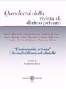 Francesco Rossi - 'L' autonomia privata'. Gli studi di Enrico Gabrielli