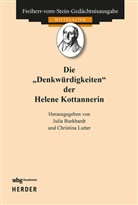 Julia Burkhardt, Lutter, Christina Lutter - Die "Denkwürdigkeiten" der Helene Kottannerin