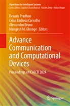 Celso Barbosa Carvalho, Alessandro Bruno, Alessandro Bruno et al, Mangesh M Ghonge, Mangesh M. Ghonge, Devasis Pradhan - Advance Communication and Computational Devices