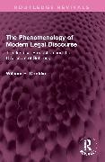 William E. Conklin, Conklin William E. - Phenomenology of Modern Legal Discourse The Juridical Production and the Disclosure of Suffering