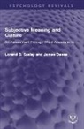 Deese James, Szalay Lorand B. - Subjective Meaning and Culture