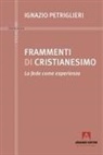 Ignazio Petriglieri - Frammenti di cristianesimo. La fede come esperienza