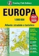 Europa. Atlante stradale e turistico 1:800.000. 2025-2026