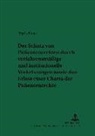 Jörg Gstöttner - Der Schutz von Patientenrechten durch verfahrensmäßige und institutionelle Vorkehrungen sowie den Erlass einer Charta der Patientenrechte