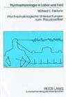 Wilfried E Dieterle, Wilfried E. Dieterle, Michael Myrtek - Psychophysiologische Untersuchungen zum Placeboeffekt