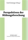 Gerd Grözinger - Perspektiven der Bildungsforschung