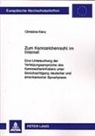 Christine Kanz - Zum Kennzeichenrecht im Internet