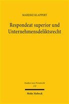 Mareike Klappert - Respondeat superior und Unternehmensdeliktsrecht