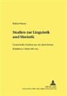 Baldur Panzer, Baldur Panzer - Studien zur Linguistik und Slavistik