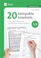 Anne Scheller - 20 kompakte Lesetests für Klasse 5-6