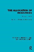 Kenneth D. George, Kenneth D. Shorey George, John Shorey, Kenneth D George, Shorey John - Allocation of Resources Theory and Policy