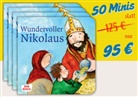 Bettina Herrmann, Sybille Wittmann, Petra Lefin - Wundervoller Nikolaus. Die Geschichte vom heiligen Nikolaus. Mini-Bilderbuch. Paket mit 50 Exemplaren zum Vorteilspreis