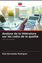 Raúl Hernández Rodríguez - Analyse de la littérature sur les coûts de la qualité
