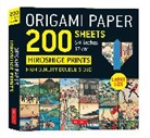 Tuttle Publishing - Origami Paper 200 sheets Japanese Hiroshige Prints 6.75 inch: Instructions for 6 Projects Included