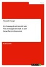 Alexander Seeger - Verfassungskonformität der Pflichtmitgliedschaft in der Steuerberaterkammer