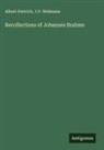 Albert Dietrich, J. V. Widmann - Recollections of Johannes Brahms