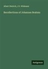 Albert Dietrich, J. V. Widmann - Recollections of Johannes Brahms