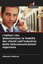 Adewale Adekiya - I fattori che determinano la fedeltà dei clienti nell'industria delle telecomunicazioni nigeriana