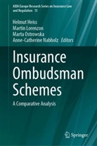 Helmut Heiss, Martin Lorenzon, Anne-Catherine Nabholz, Marta Ostrowska, Marta Ostrowska et al - Insurance Ombudsman Schemes