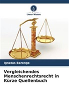 Ignatus Barongo - Vergleichendes Menschenrechtsrecht in Kürze Quellenbuch