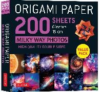 Tuttle Publishing - Origami Paper 200 sheets Milky Way Photos 6 Inches (15 cm) Tuttle Origami Paper: High-Quality Double Sided Origami Sheets Printed with 12 Different Photographs (Instructions for 6 Projects Included)