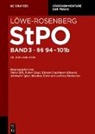 Pierre Hauck, Eva Menges - Löwe-Rosenberg. Die Strafprozeßordnung und das Gerichtsverfassungsgesetz - Band 3: §§ 94-101b