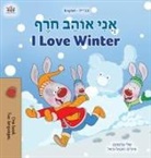 Shelley Admont, Kidkiddos Books - I Love Winter (Hebrew English Bilingual Book for Kids)