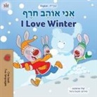 Shelley Admont, Kidkiddos Books - I Love Winter (Hebrew English Bilingual Book for Kids)