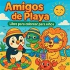 Chris Martin - Amygos de Playa - Libro para colorear para niños