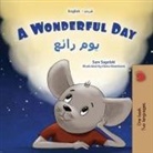 Kidkiddos Books, Sam Sagolski - A Wonderful Day (English Arabic Bilingual Children's Book)