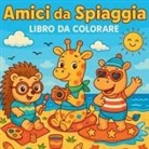 Chris Martin - Amici da Spiaggia - Libro da colorare