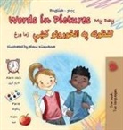 Kidkiddos Books - Words in Pictures - My Day (English Pashto Bilingual Children's Book)