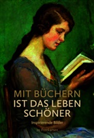Thiele - Mit Büchern ist das Leben schöner Postkarte VE 20
