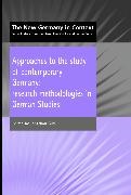 Jonathan Grix, Grix Jonathan, Jonathan Grix - Approaches to the Study of Contemporary Germany