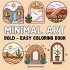 Revive Coloring Books - Bold & Easy Minimal Art Coloring Book for Adults & Teens