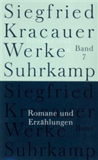 Siegfried Kracauer, Ingrid Belke, Inka Mülder-Bach - Werke - 7: Romane und Erzählungen