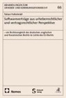 Fabian Hafenbrädl - Softwareverträge aus urheberrechtlicher und vertragsrechtlicher Perspektive