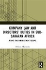 Oludara Akanmidu - Company Law and Directors’ Duties in Sub-Saharan Africa